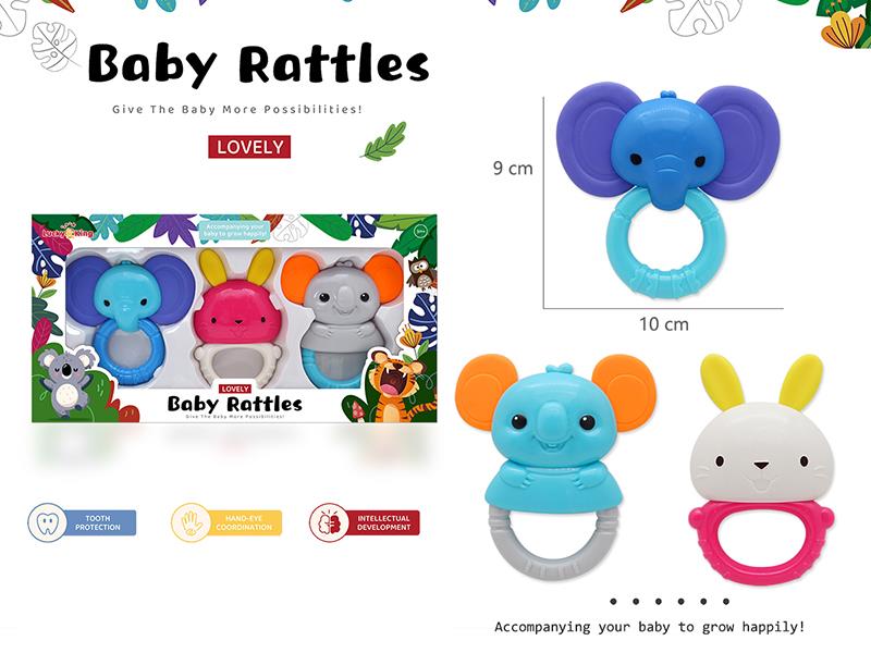 Baby Rattles 3pcs