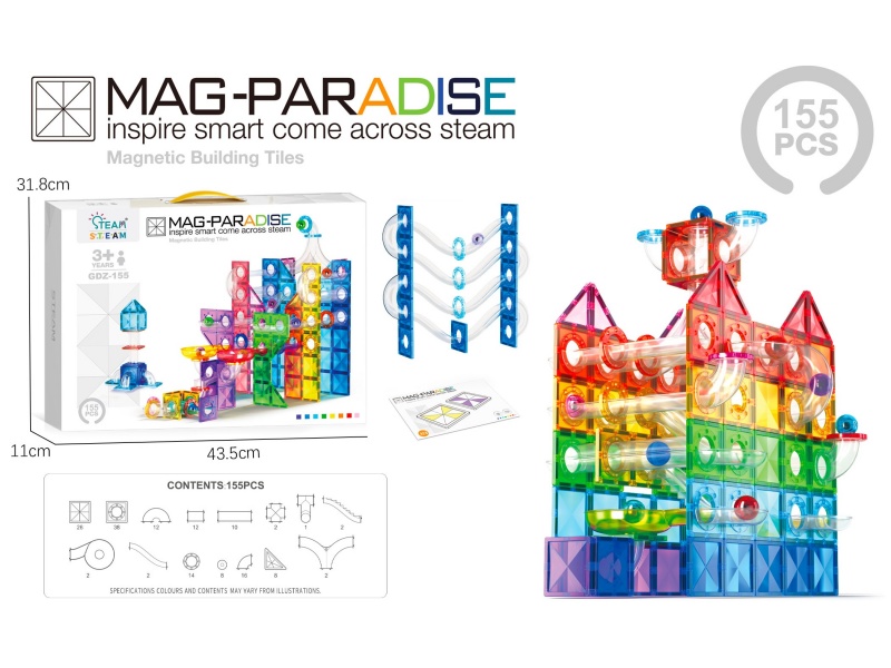 155 Pieces Of Pipe Magnetic Sheets