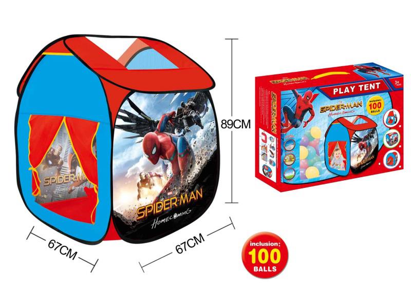 Spider-Man Game House Comes With 100 Ocean Ball