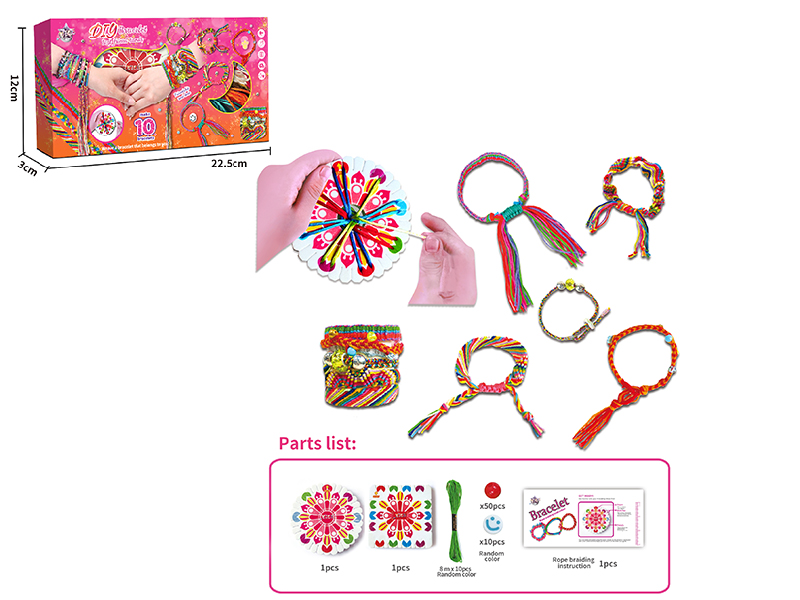 DIY Bracelet Braiding Set