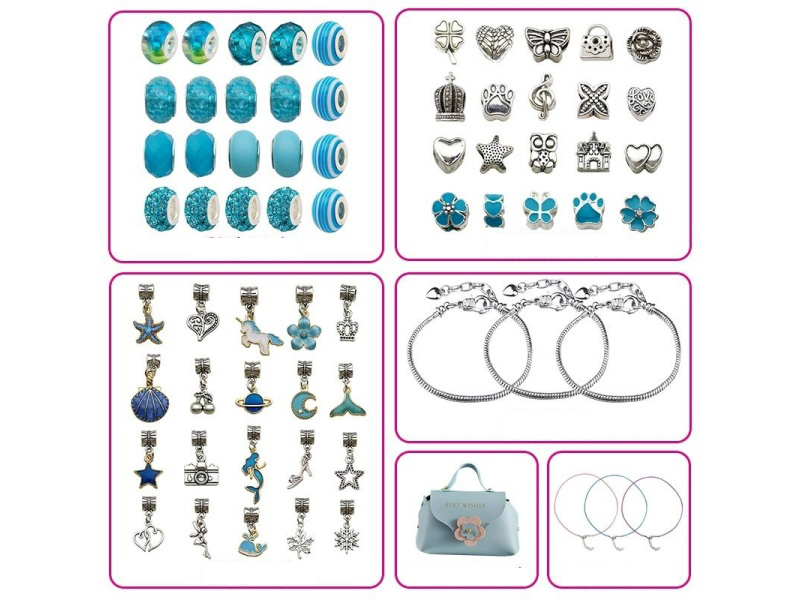 New Blue 66-Piece Light Blue Bag