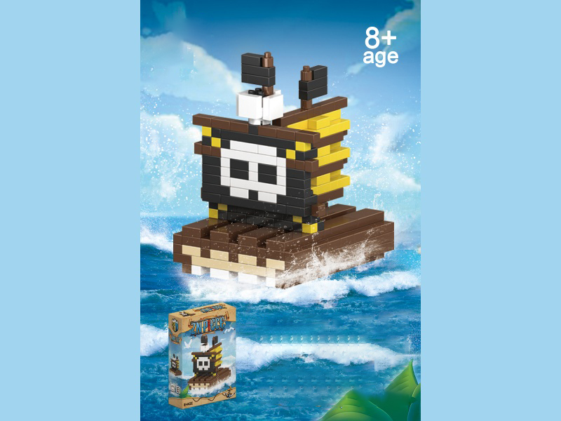 Blackbeard Pirates Building Blocks 288 PCS From The Pirate Ship Series