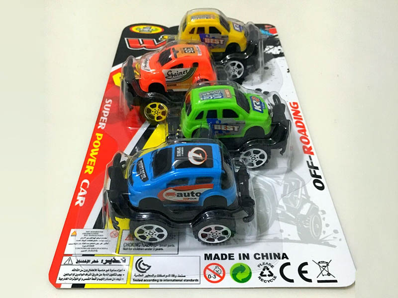 Pull Back Off-Road Vehicles 4pcs