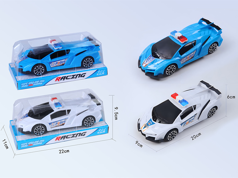 Friction Police Car