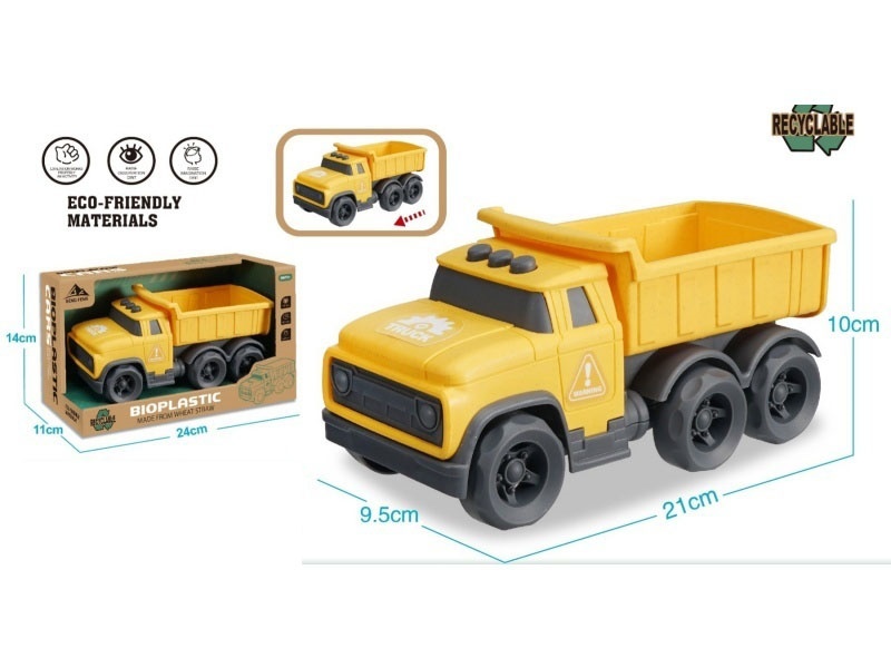 Lighting And Sound - Wheat Straw Materials - Tractor Engineering Dump Transporter