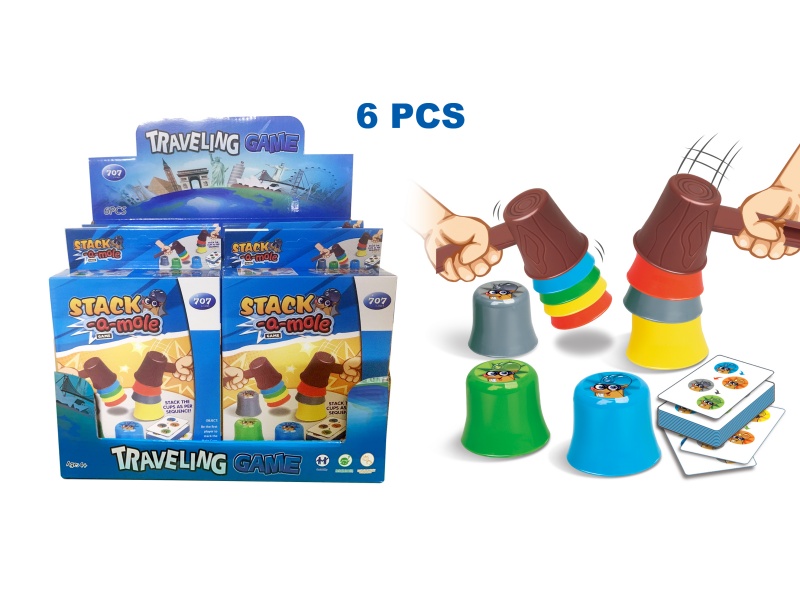 Whack A Mole Game 6pcs
