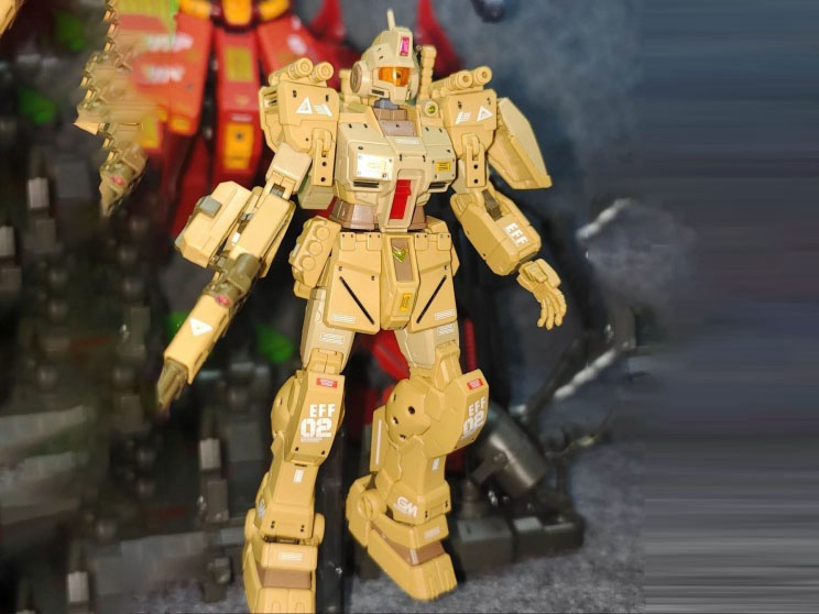 Jms Spartan Jim Desert Color Assembly Model Gundam Model