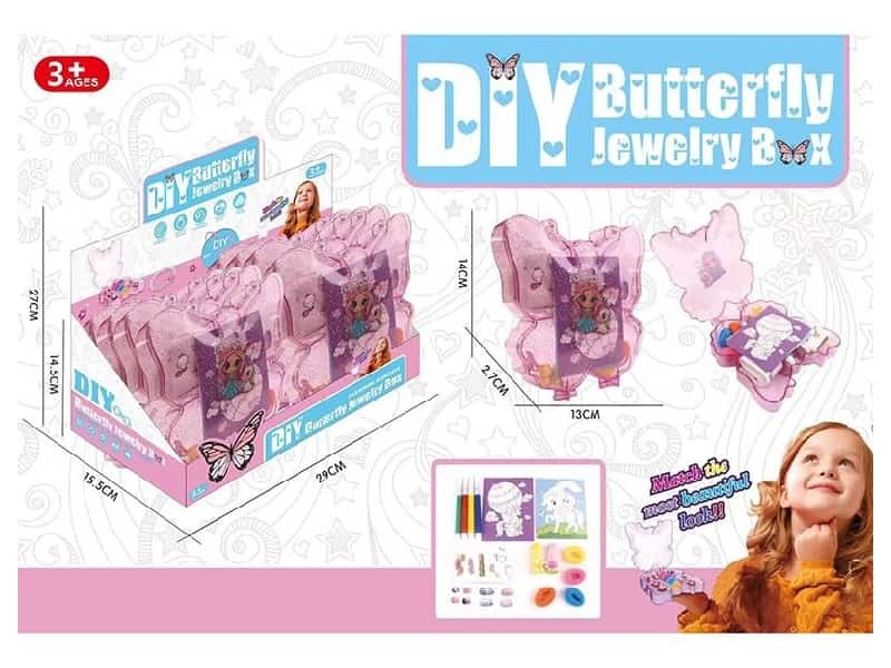 Pretend Play DIY Beaded Jewelry Box