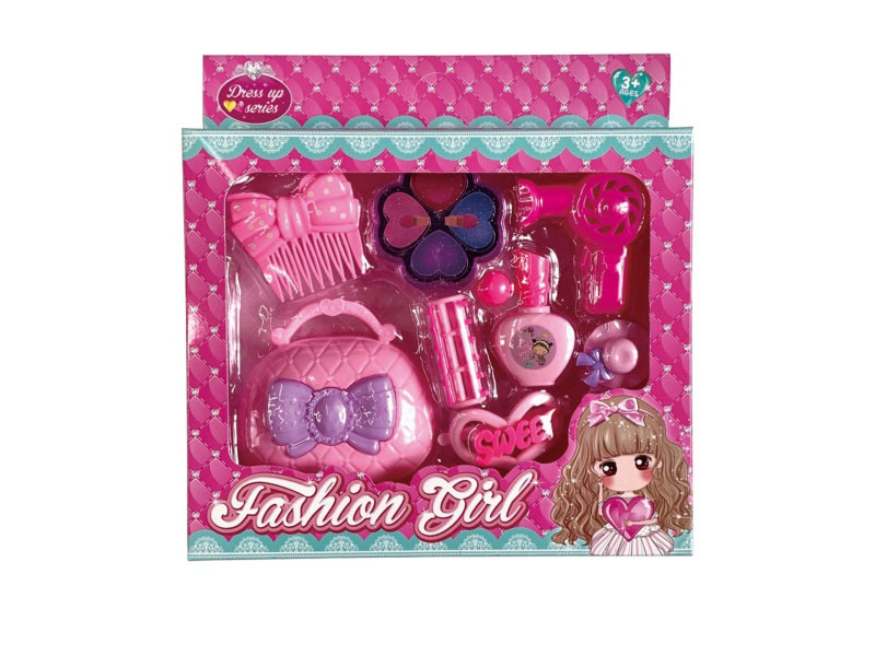 Cartoon Puzzle Girl Accessory Toy Set