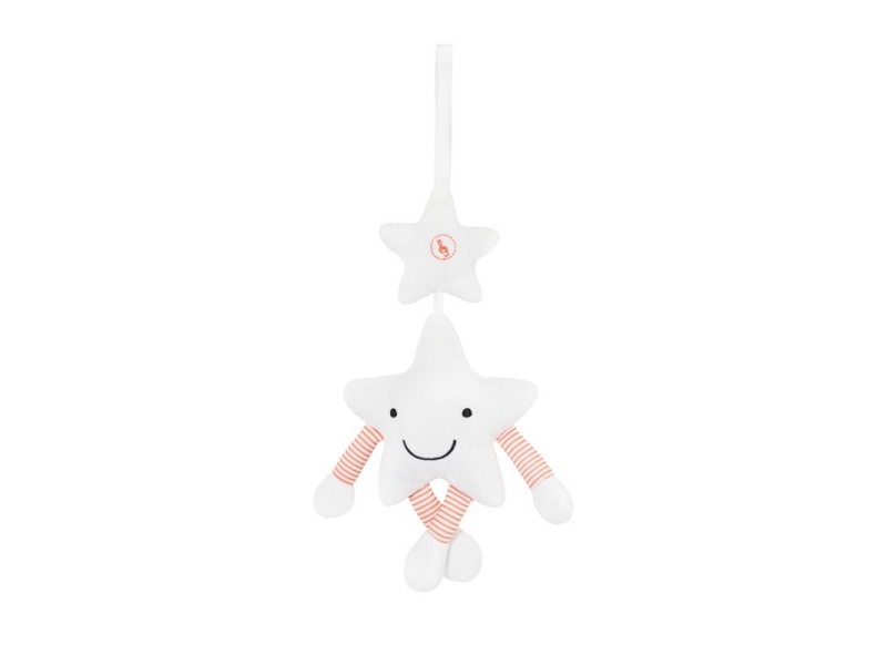 Musical Orange Star Baby Wind Chime Pendant