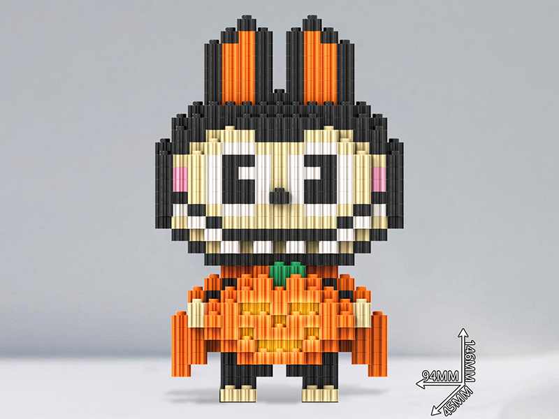 Labubu Hallowmas Building Blocks 841+pcs