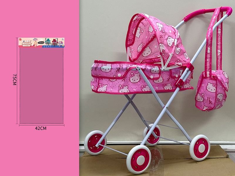 Hello Kitty Iron Stroller Toy