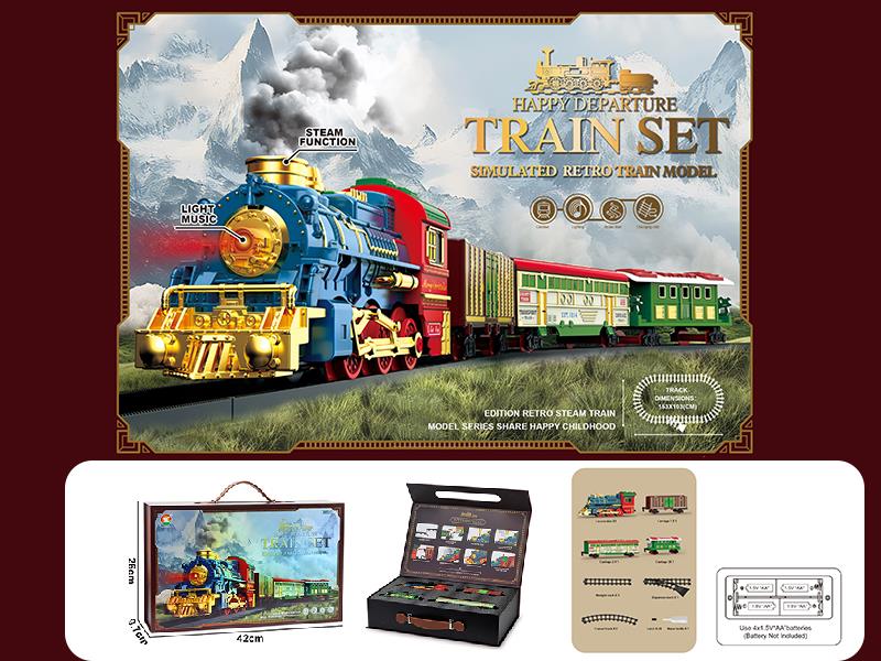 Classical Steam Electric Rail Train Toy(Christmas)