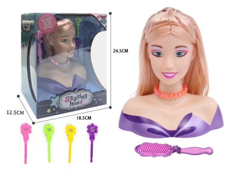 Half-Body Doll Hairdressing Toy Set