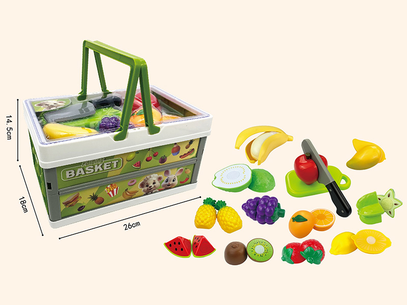 Folding Basket Cutting Fruits Set
