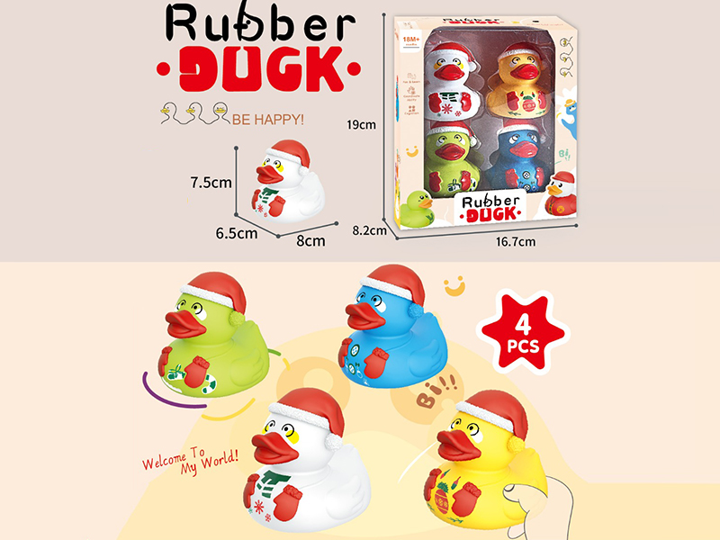 Christmas Ducks 4pcs