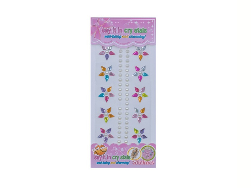 Bracelet Pearl Gems Crystal Stickers