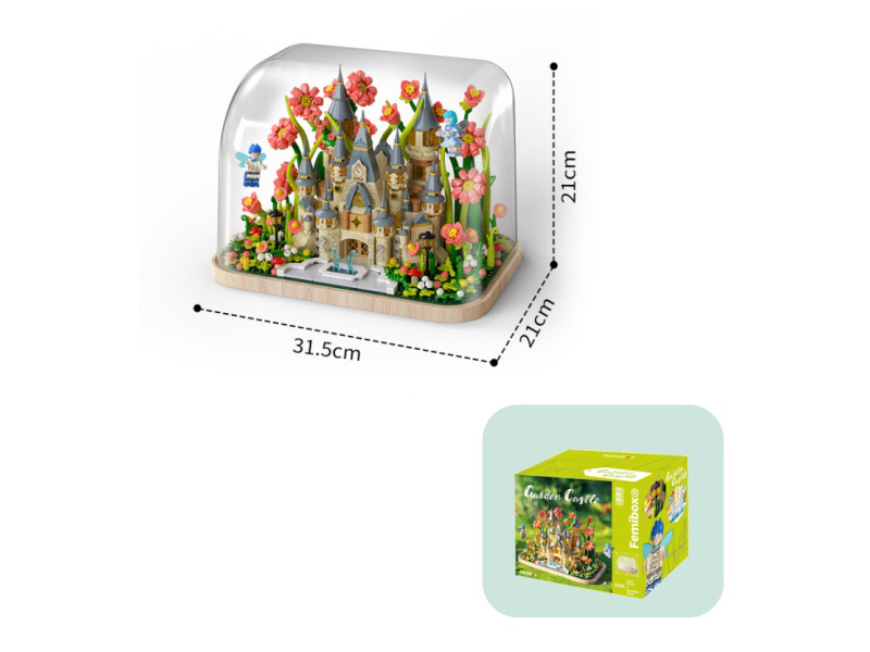 Building Blocks: 1301P Small Particle Flower Forest Castle