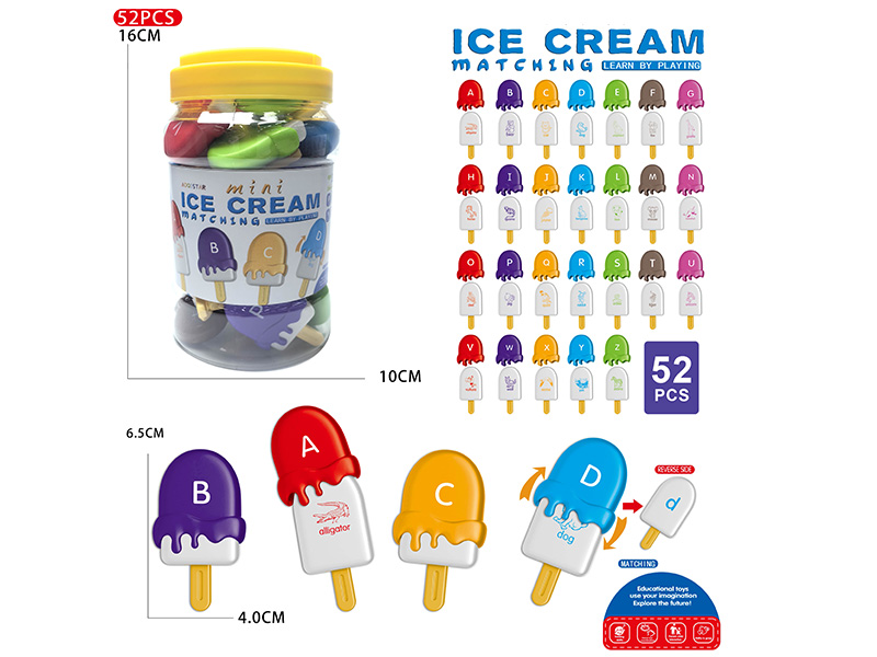 Ice Cream Matching Toys(Alphabet & Animals)
