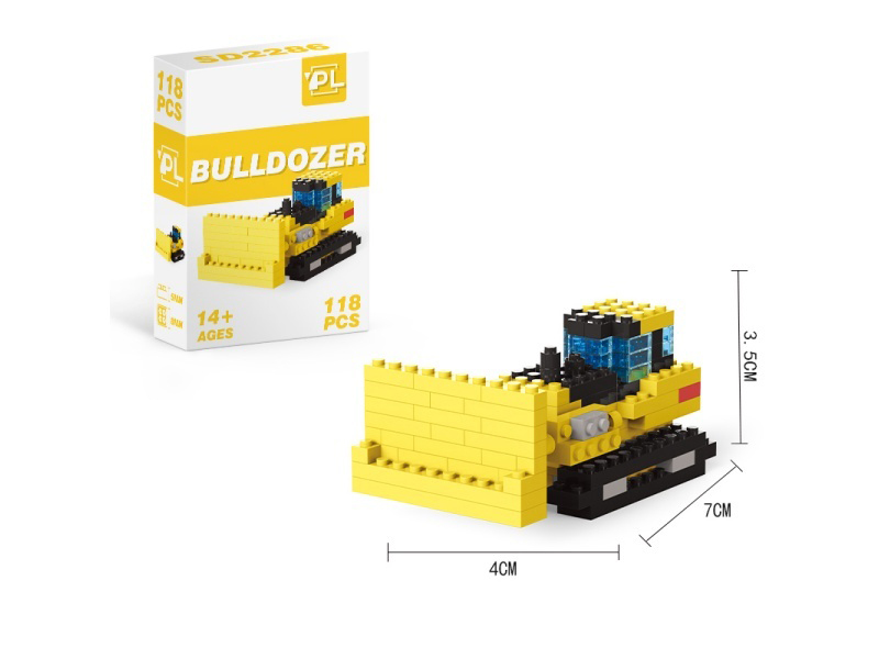 Engineering Series - Dump Truck Building Blocks 118 PCS