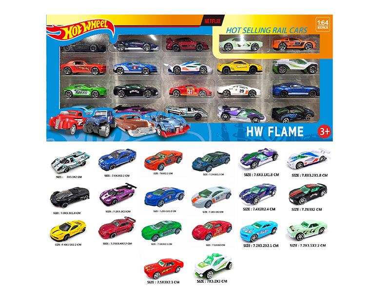 1:64 Alloy Cars 20PCS