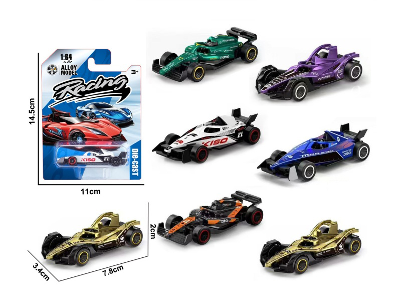 1:64 Slide Alloy Equation Cars