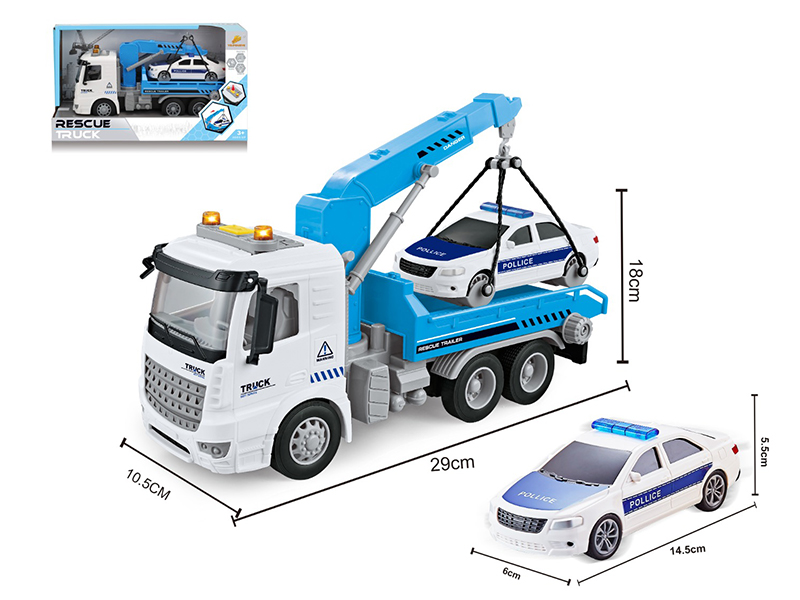 Friction Engineering Rescue Truck With Lights And Music