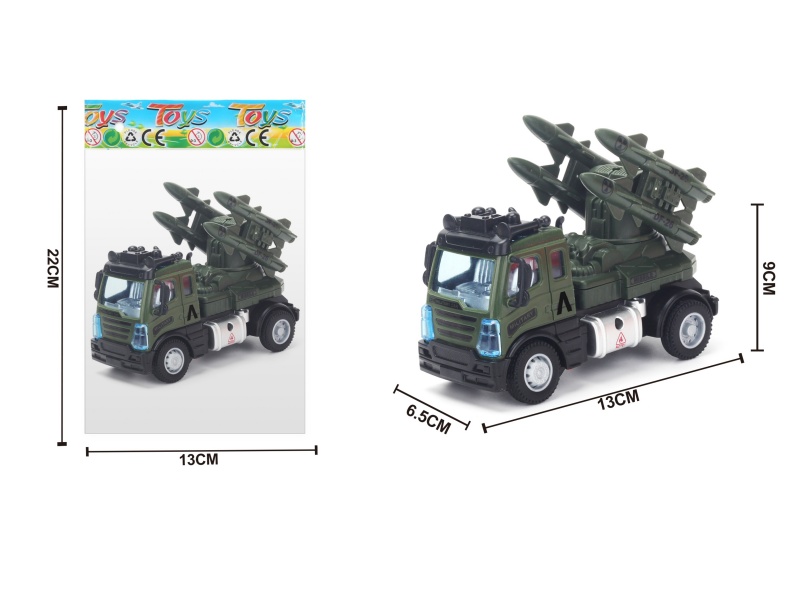 1:64 Huili European-Style Military Missile Vehicle